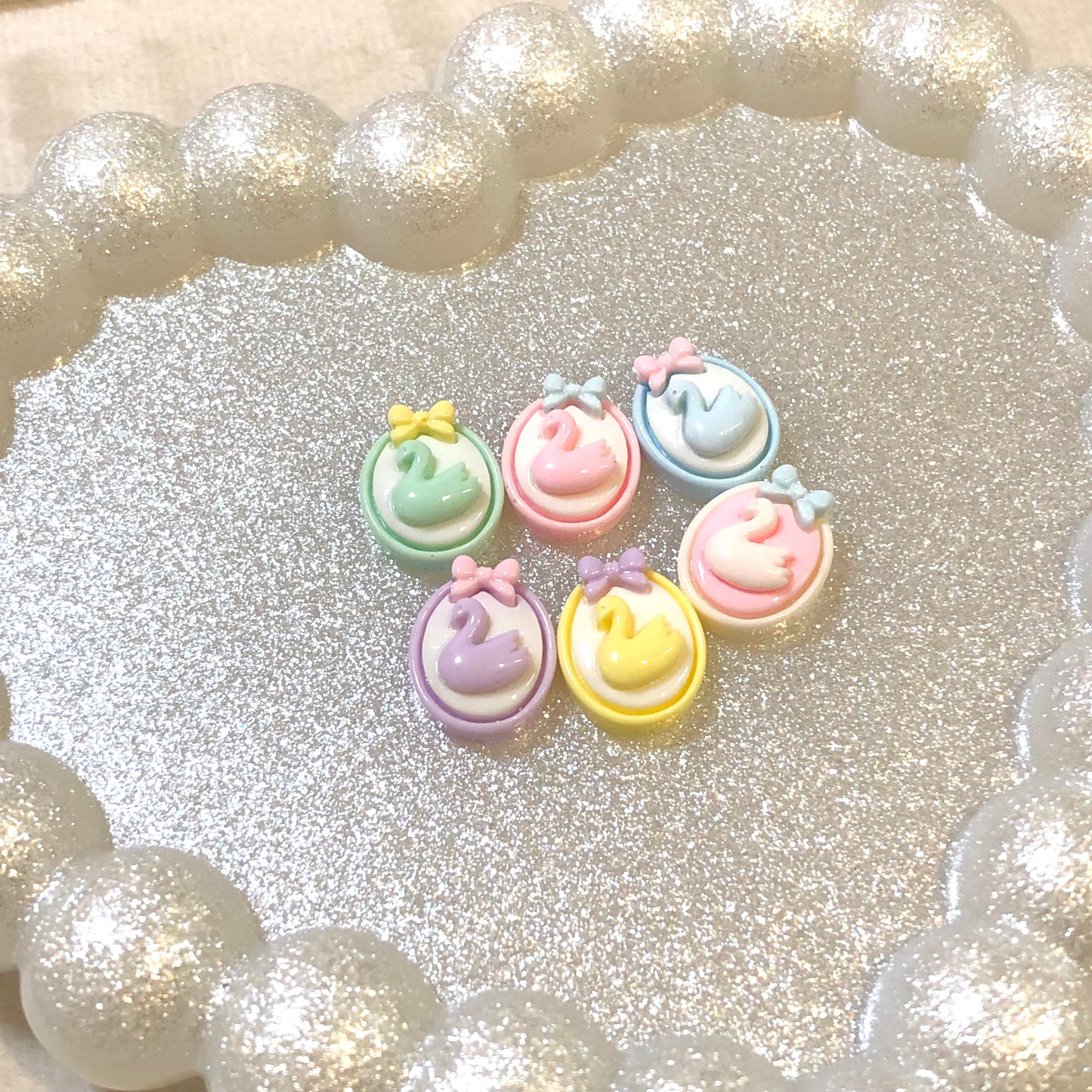 白鳥ミニデコパーツ